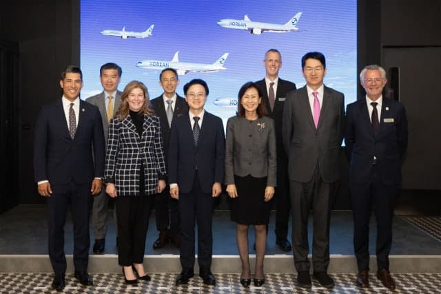 대한항공, 보잉 항공기 103대 도입 및 60조 원 규모 대미 구매 본계약 체결