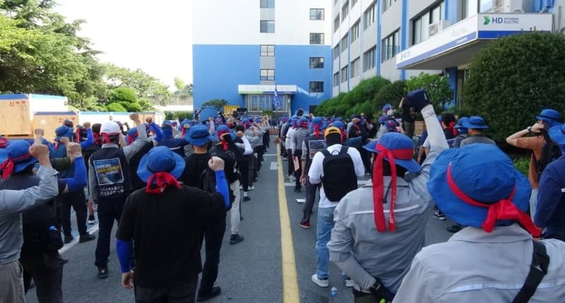 추석 앞둔 조선 3사 임단협 난항…파업 수위 높이며 장기화 국면