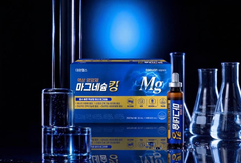 대원제약, 흡수율 높은 젖산마그네슘 담은 액상 영양제 '마그네슘킹' 출시