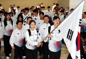 김동용·신유빈 앞세운 한국 선수단, 2026 나고야 아시안게임 개회식 16번째 입장