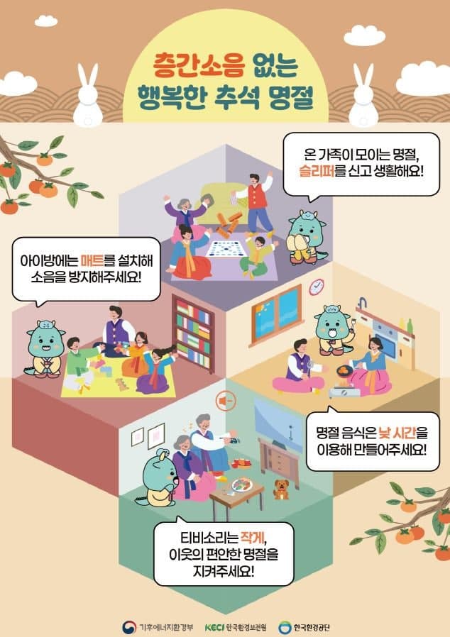 추석 연휴 뒤 층간소음 상담 33% 급증…정부, 예방 캠페인 실시