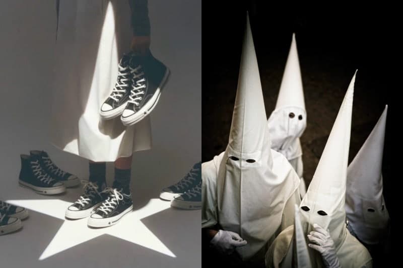 "카리나 모델" 컨버스 광고, KKK 연상 논란에 결국 사과
