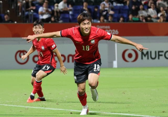 한국 U-23 축구대표팀, 사우디 꺾고 조 1위로 8강 진출
