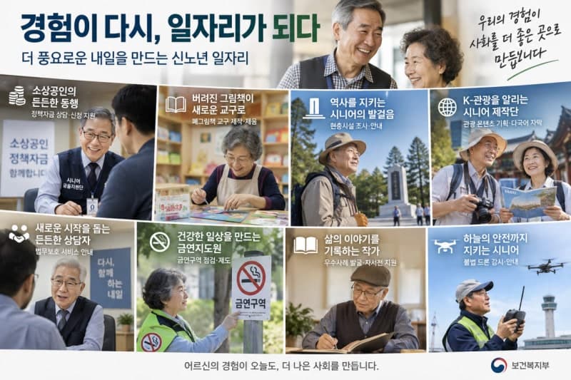 금융·법률부터 드론 감시까지…신노년 전문성 살린 노인일자리 8개 선정