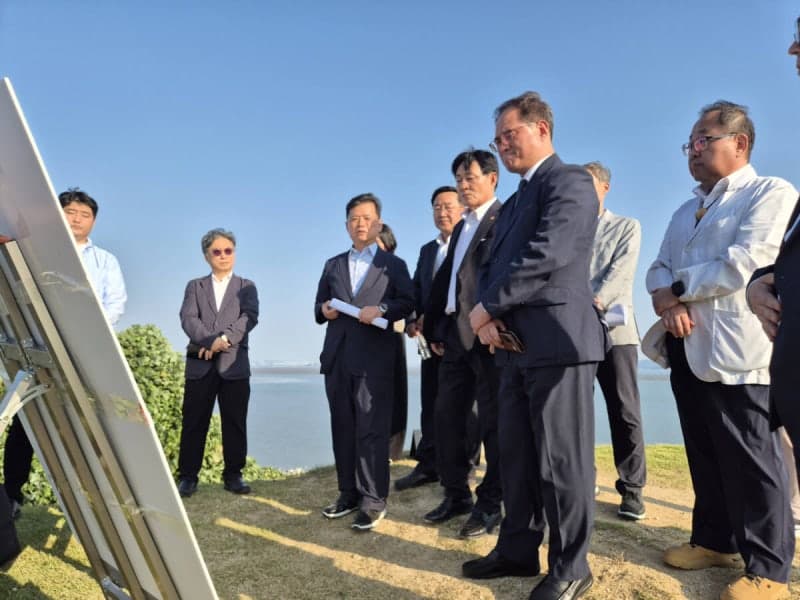 김종철 인천경제청장, 강화남단 현장 점검… "올해 12월 경제자유구역 지정 총력"