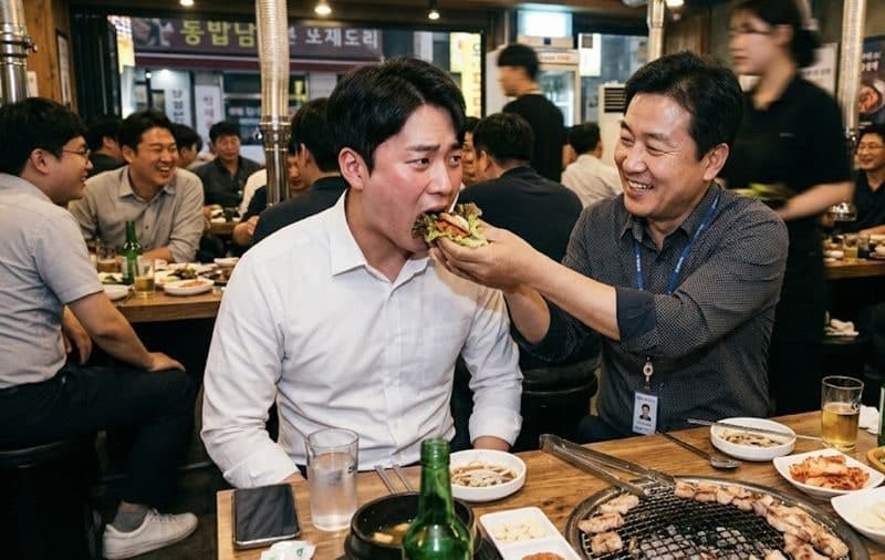 남성 팀장이 자꾸 음식을 먹여줘요, 이직 4주 차 신입의 고민