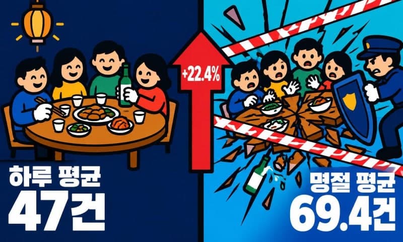 추석 앞둔 경북 가정폭력 신고 15% 증가…경찰 선제적 대응 강화