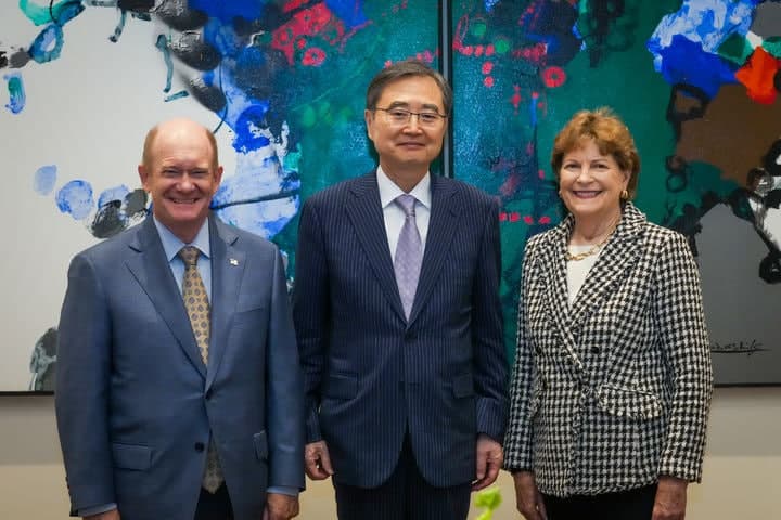 조현 외교장관, 美 상원의원 만나 '조선·원자력' 협력 속도 당부