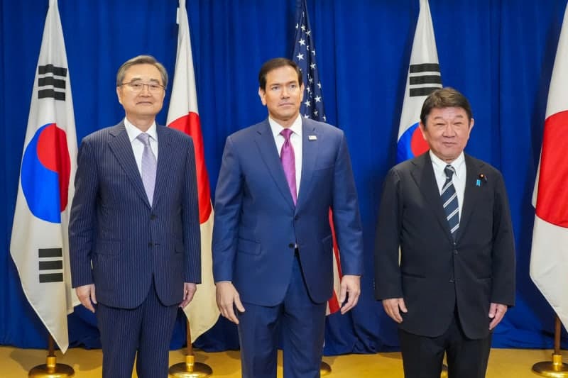 한미일 외교장관 "北 비핵화와 대화 복귀 촉구"…공동성명 채택