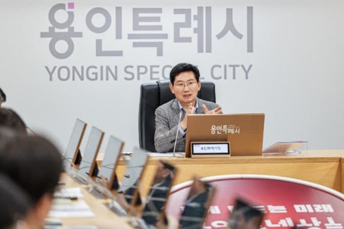 이상일 용인시장 "부서 벽 허물고 적극행정으로 중앙시장 활성화"