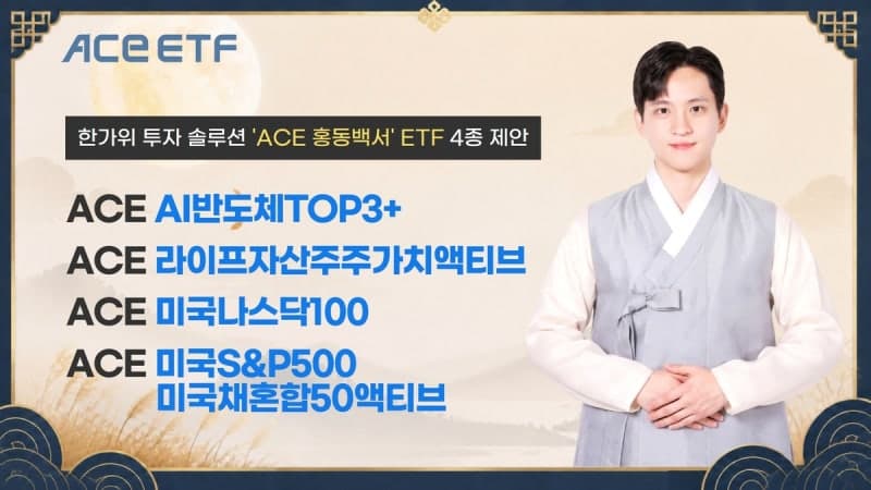 한국투자신탁운용, 한가위 맞아 '홍동백서' 투자 전략 담은 ACE ETF 4종 제안