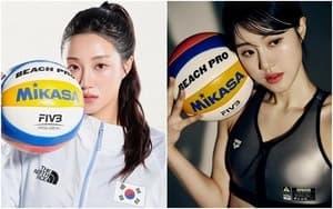'비치발리볼 여신' 신지은, 김정아와 함께 2026 아시안게임 첫 승 신고