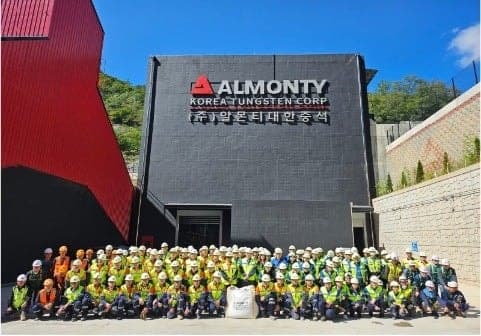 영월 상동광산, 33년 만에 판매용 텅스텐 정광 생산 재개