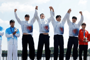 조광희·김효빈, 카누 2인승 금메달…한국 선수단 첫 2관왕 등극