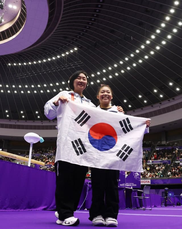 135cm 작은 거인 황서현, 40년 만에 아시안게임 평균대 금빛 쾌거
