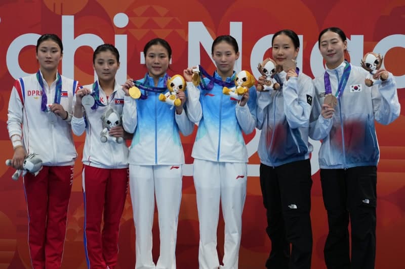 김나현·문나윤, 2026 아시안게임 다이빙 여자 싱크로 10m 동메달 획득