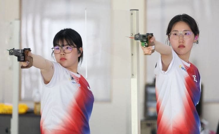 파리 금메달리스트 양지인, 아시안게임 여자 25m 권총 본선 1위 질주