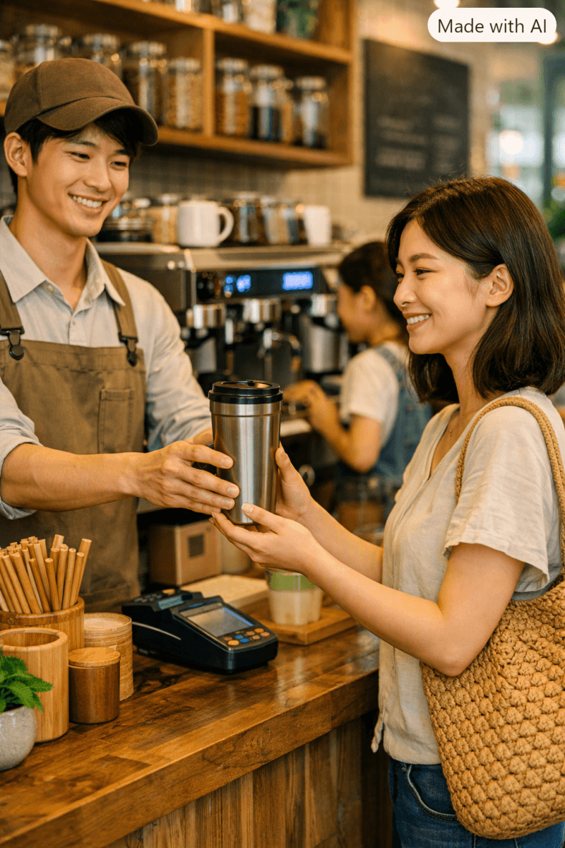 제주 카페서 개인컵 쓰면 최대 500원 할인…이용 건수 1년 새 3배 급증