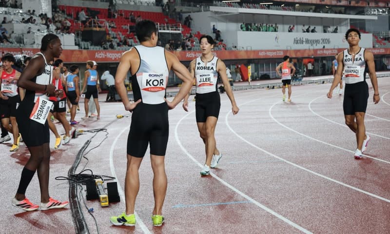 한국 남자 400m 계주, 배턴 터치 실수로 실격…결선행 좌절 후 항소