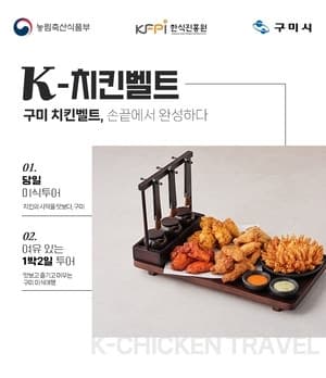 교촌치킨 발상지 구미에서 즐기는 미식 여행, K-치킨벨트 관광 상품 출시