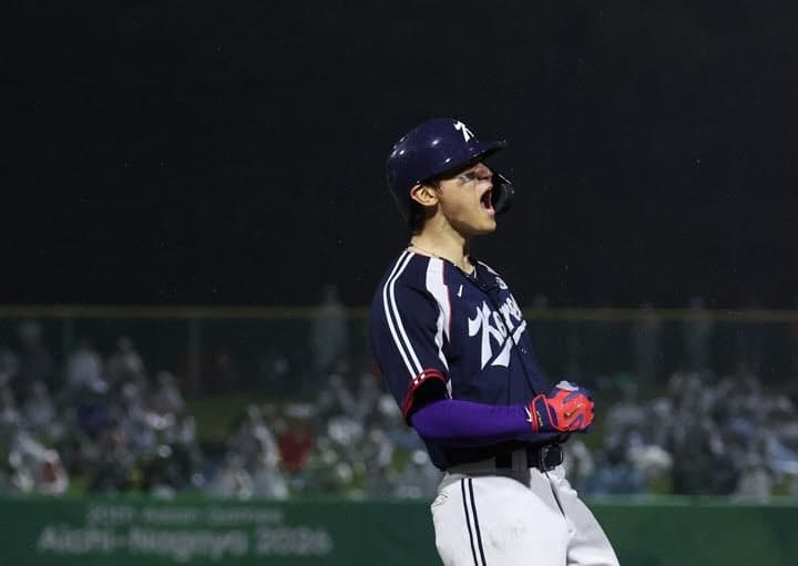 김도영, 한일전 결승타로 5연속 금메달 견인…병역 해결하고 MLB 꽃길 연다
