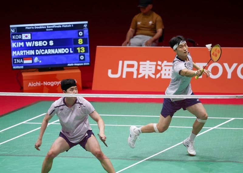 세계 랭킹 1위 서승재·김원호, 아시안게임 남자 복식 준결승서 아쉬운 동메달