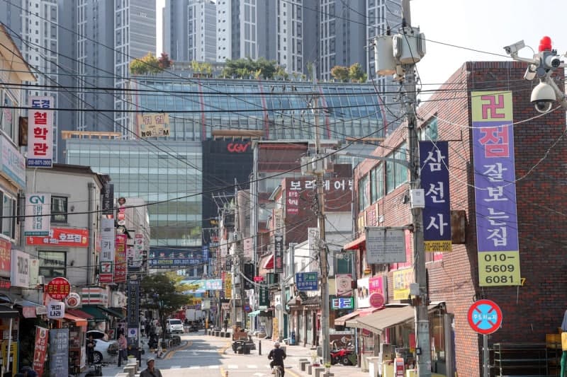 용인중앙시장 일대 283m 전선 땅속으로…내년 14억 투입해 지중화 추진