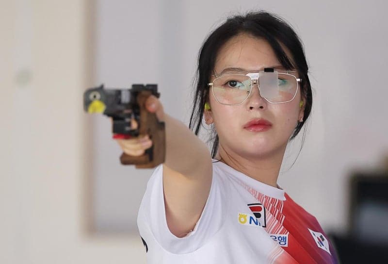 한국 여자 사격, 25m 권총 단체전 은메달…봉서린 개인전 결선 진출