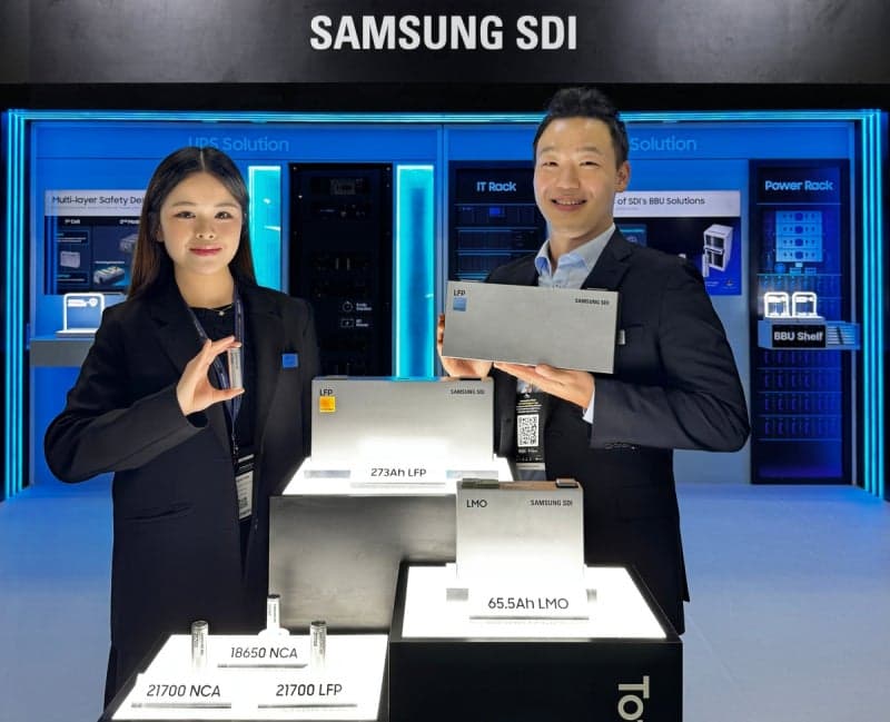 삼성SDI, DCWA 2026서 AI 데이터센터용 원통형 LFP 배터리 첫 공개