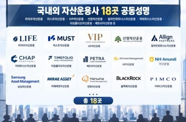 지배주주만 유리한 의무공개매수제, 운용사 18곳 본회의 처리 보류 촉구