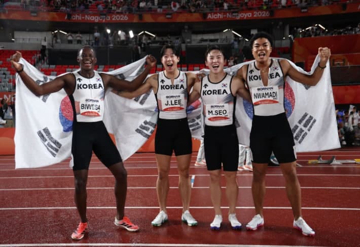 2026 나고야 아시안게임 육상 400m 계주, 한국 신기록 세우고도 동메달 뺏길 뻔한 사연