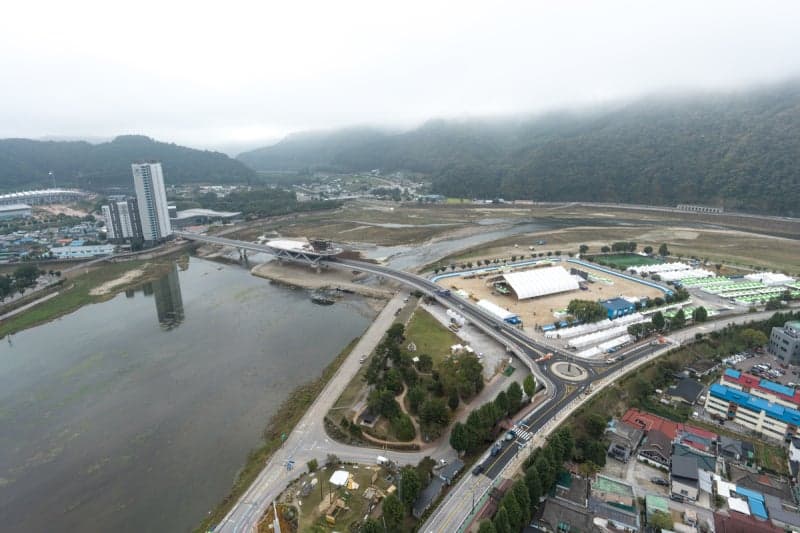 정선읍 신도로망 아라리교, 10월 1일 정선아리랑제 맞춰 보행로 임시 개통
