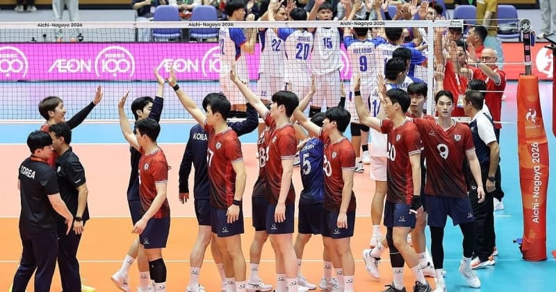 한국 남자 배구, 중국에 풀세트 석패…8강서 '디펜딩 챔피언' 이란과 격돌