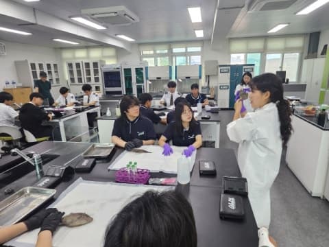 한국수산자원공단, 완도수산고 학생 대상 해양수산 진로체험 프로그램 운영