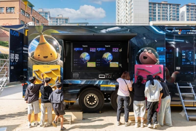 코오롱, 수소트럭 활용한 이동형 친환경 에너지 교육 확대