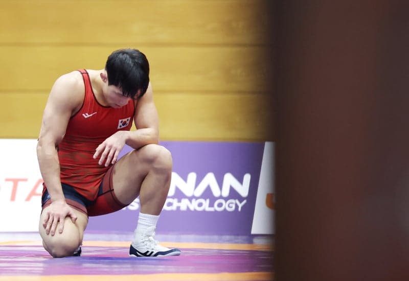 한국 레슬링, 나고야 아시안게임 첫날부터 금메달 획득 실패