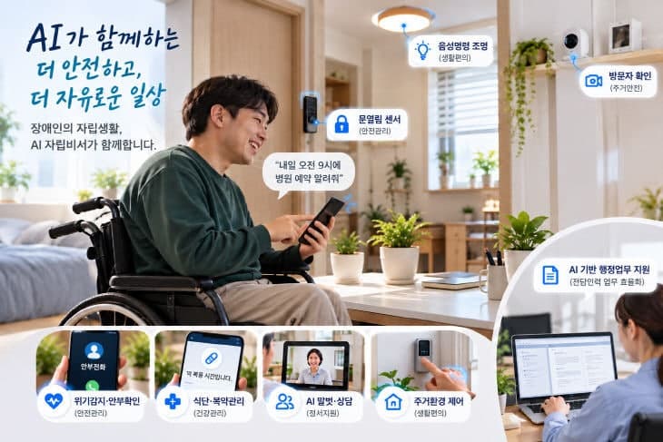경기도, 장애인 자립지원주택에 'AI 자립비서' 시범 도입