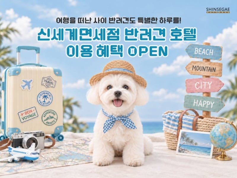 신세계면세점, 공항 모빌리티 이어 반려견 돌봄까지 VIP 혜택 확대
