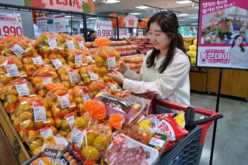 롯데마트, 10월 황금연휴 맞아 '통큰데이'…먹거리·생활용품 최대 50% 할인