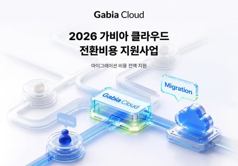 가비아, 신규 기업 고객 대상 클라우드 마이그레이션 비용 전액 지원