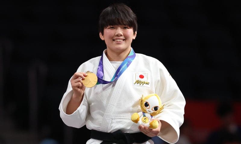 6시간 지나도 선명…아시안게임 유도 경기 중 상대 팔 깨문 중국 선수