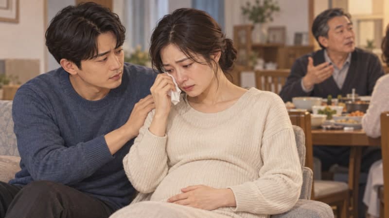 37세 첫 임신 아내, 축하 대신 쏟아진 '노산' 잔소리에 눈물