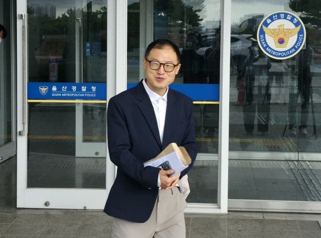 ‘선거법 위반·성매매 의혹’ 김상욱 울산시장 첫 경찰 출석… “법 위반 없어”