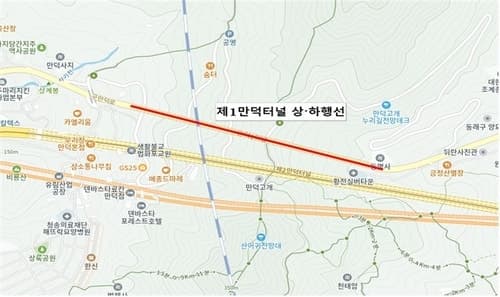 부산 제1만덕터널 12일부터 엿새간 심야 시간대 전면 통제