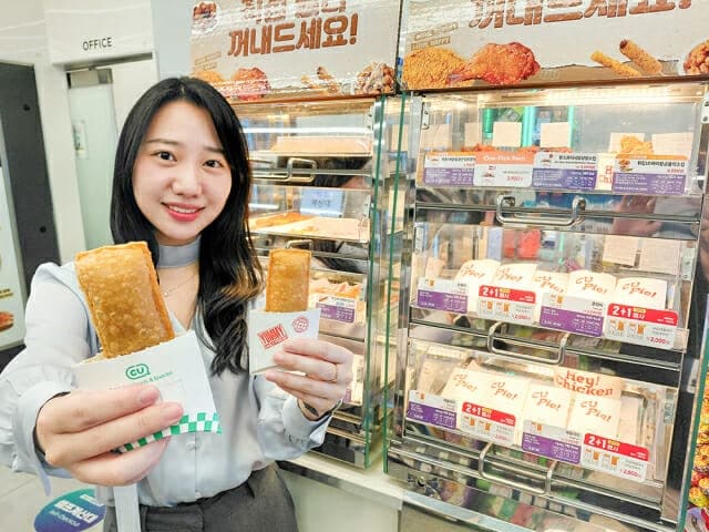 쌀쌀해진 날씨에 딱…CU, 즉석조리 콘파이·애플파이 출시