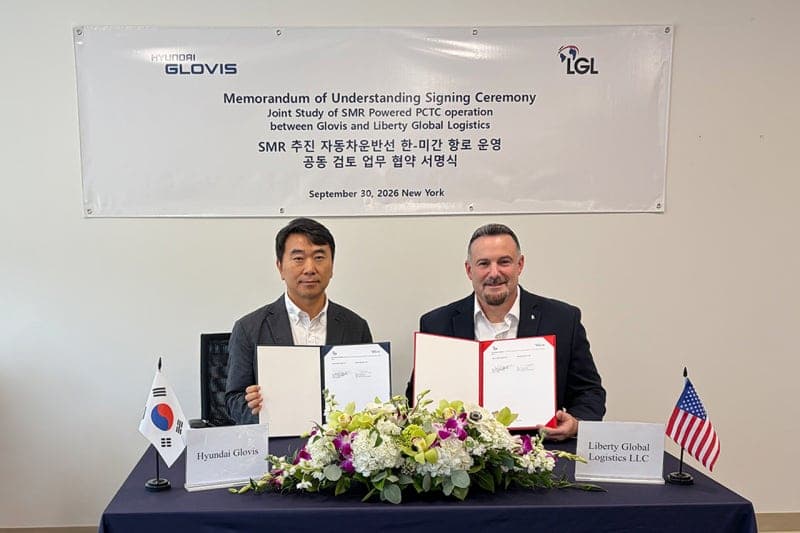 현대글로비스, 美 LGL과 손잡고 SMR 추진 자동차운반선 상업운항 검토