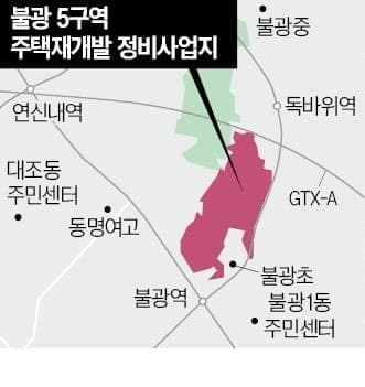 불광5구역 재개발 철거 돌입…2406가구 '북한산 자이'로 탈바꿈