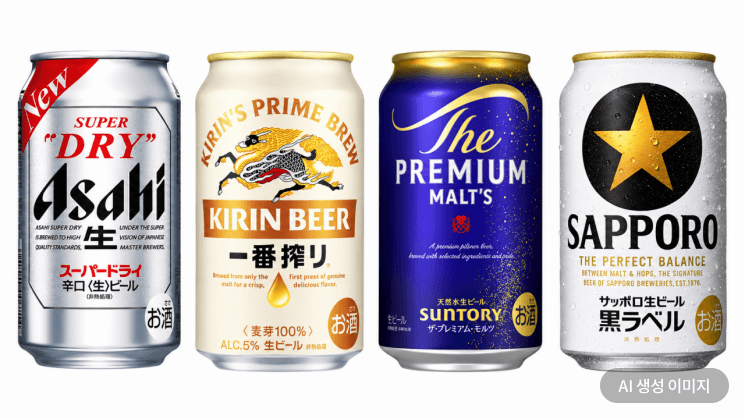 일본 맥주 시장 90% 점유한 4대 기업, 가격 담합 혐의로 강제 조사