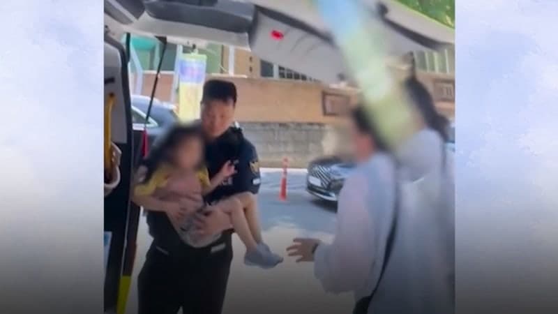 돈가스 먹다 의식 잃을 뻔한 5살 아이, 시민과 경찰의 신속한 대응으로 구조