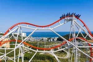 세계 최초 하트 트랙 롤러코스터 '자이언트레볼루션' 부산 상륙